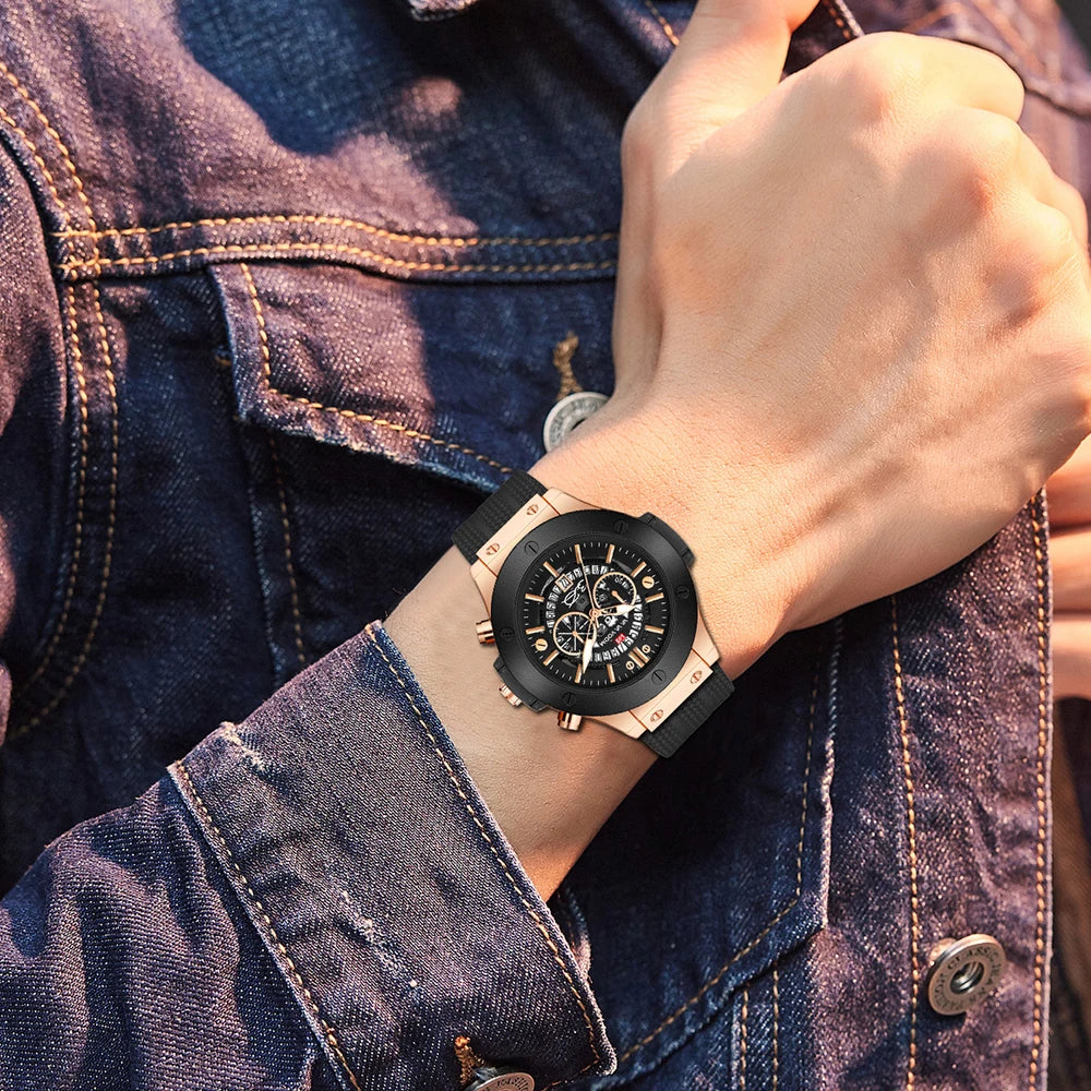 2023 Luxury Sports Silicone Watch