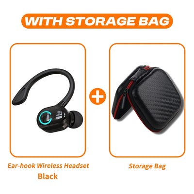 Wireless Bass Ear-Hook Earbuds