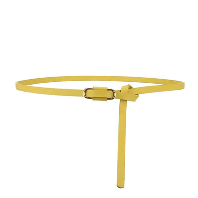 Ultra‑Thin PU Waist Belt