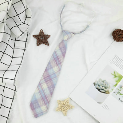 Plaid JK Uniform Tie