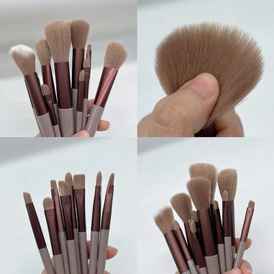 13pcs Makeup Brush Set with Bag