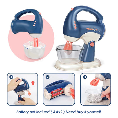 Realistic Interactive Kitchen Toy Set