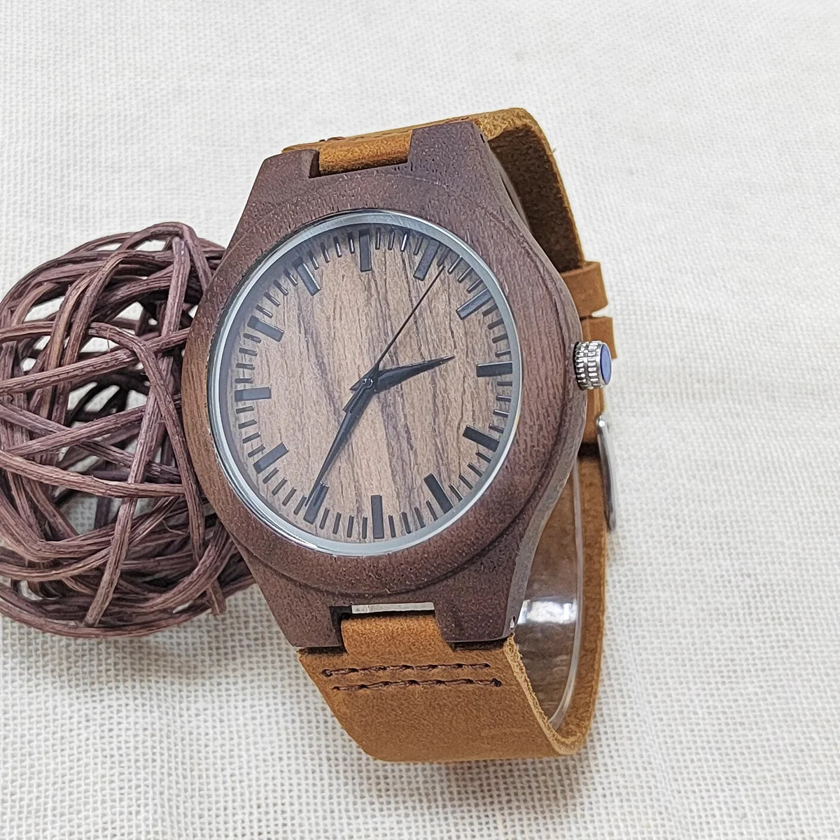 Customizable Wood & Quartz Watches