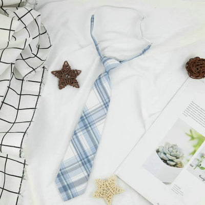 Plaid JK Uniform Tie