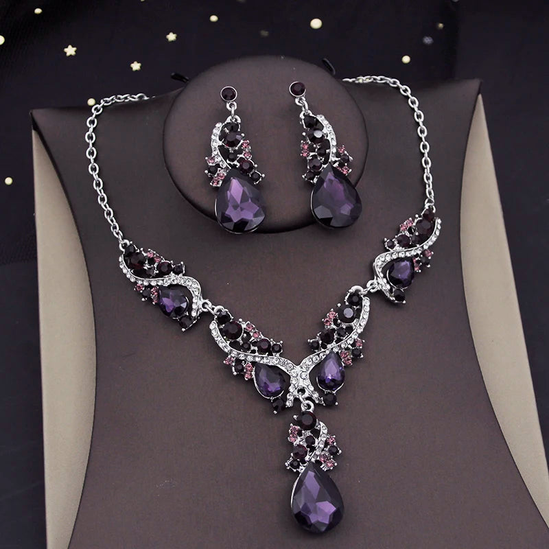 Luxury Crystal Bridal Jewelry Set