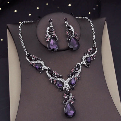 Luxury Crystal Bridal Jewelry Set