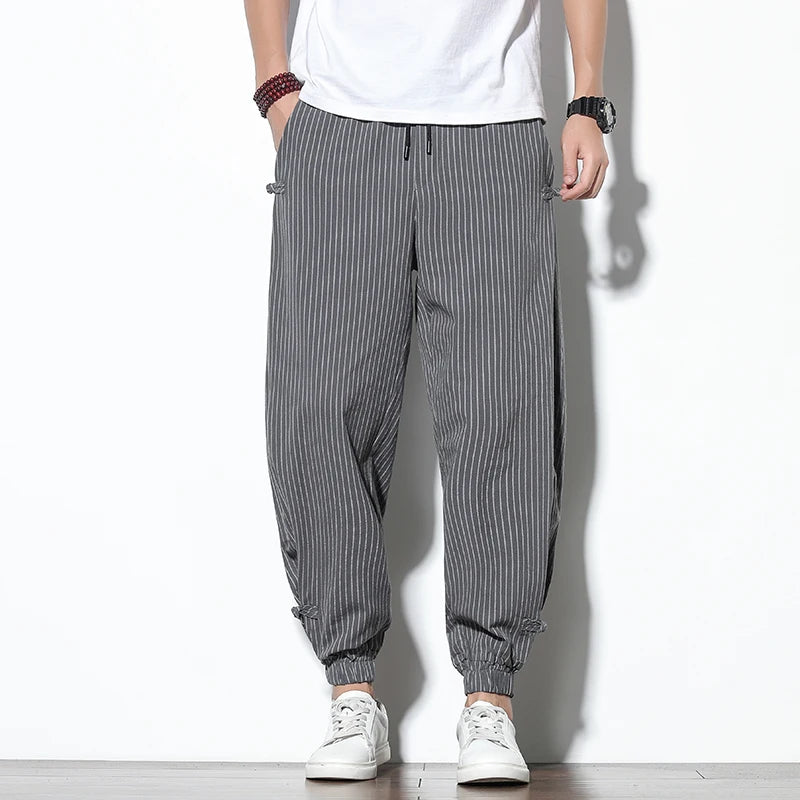 Men’s Striped Harem Pants