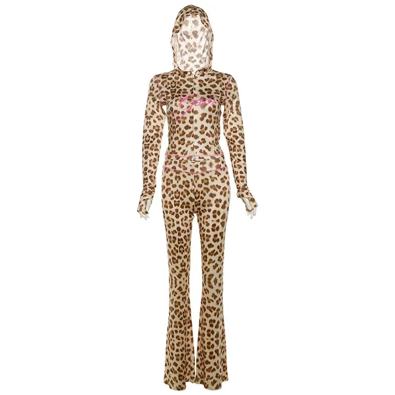 Leopard Print Two-Piece