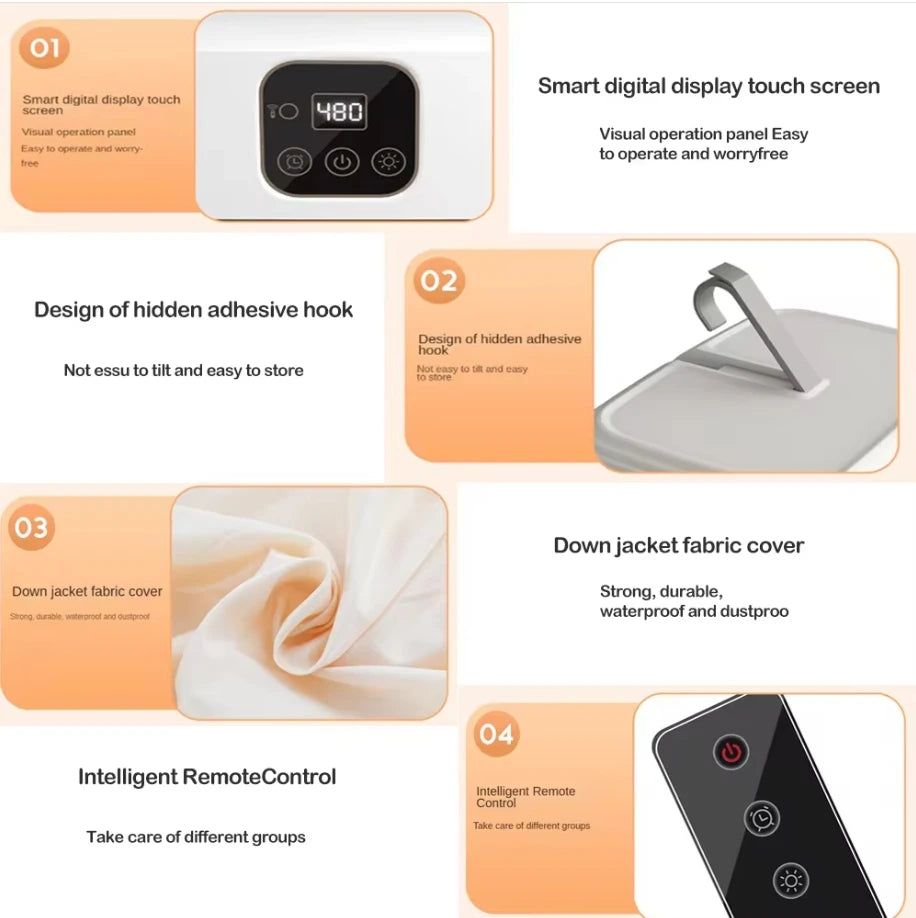 Portable Foldable Electric Clothes Dryer