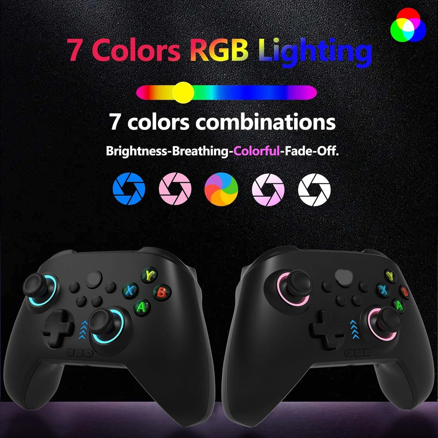 2.4G RGB Wireless Gamepad