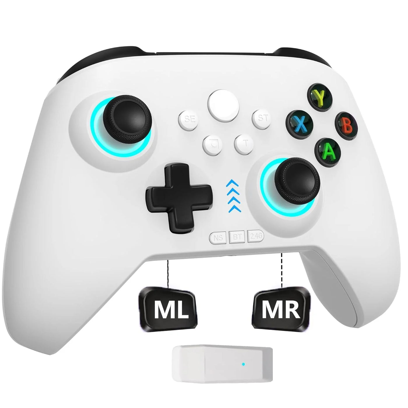 2.4G RGB Wireless Gamepad