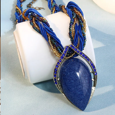 Bohemian Multilayer Beaded Necklace