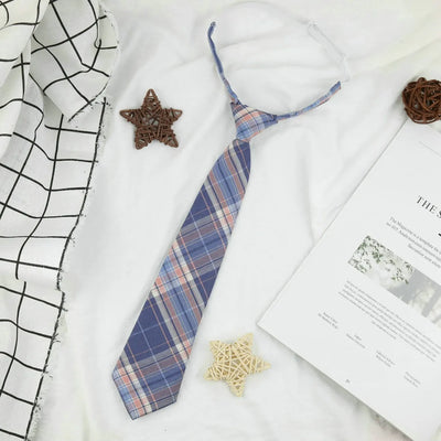 Plaid JK Uniform Tie