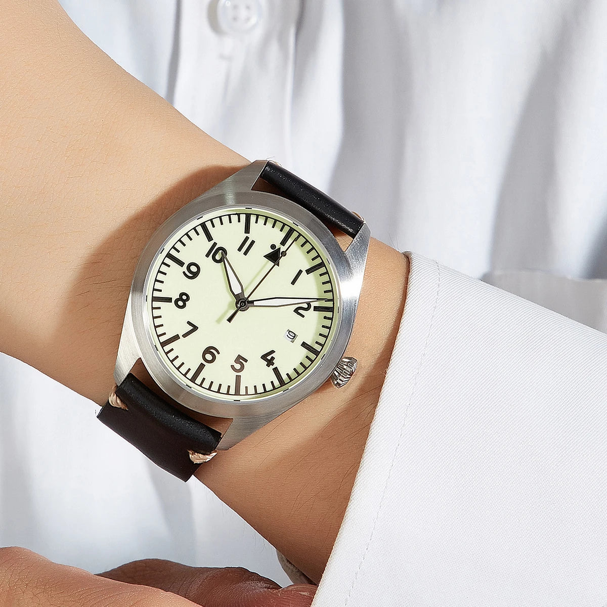 German WWII Pilot Wristwatch