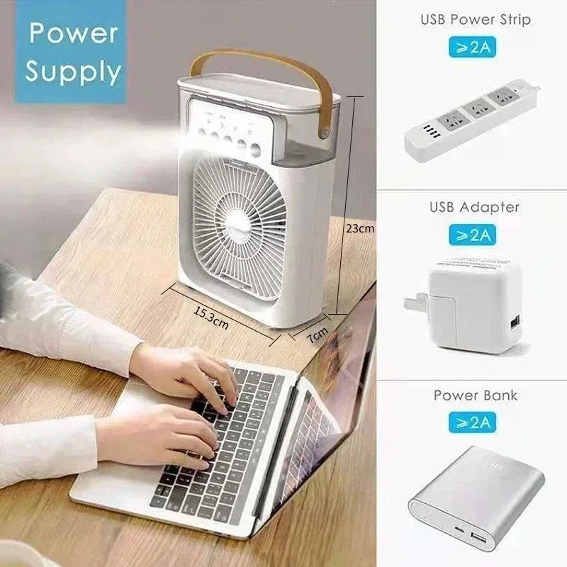 3-in-1 Mini USB Air Cooler