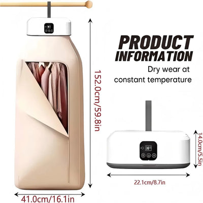 Portable Foldable Electric Clothes Dryer