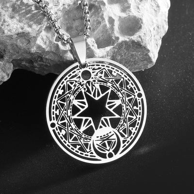 Star of David Heart Pendant