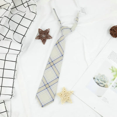 Plaid JK Uniform Tie