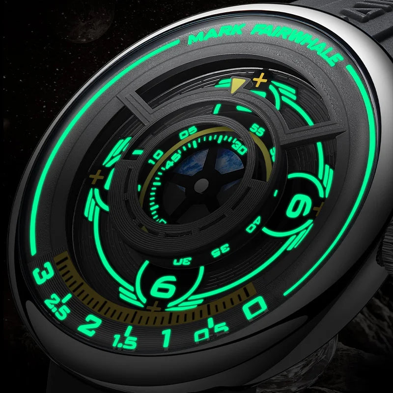 Earth 3D Luminous Men’s Watch