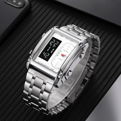Luxury Gold Square Men’s Watch