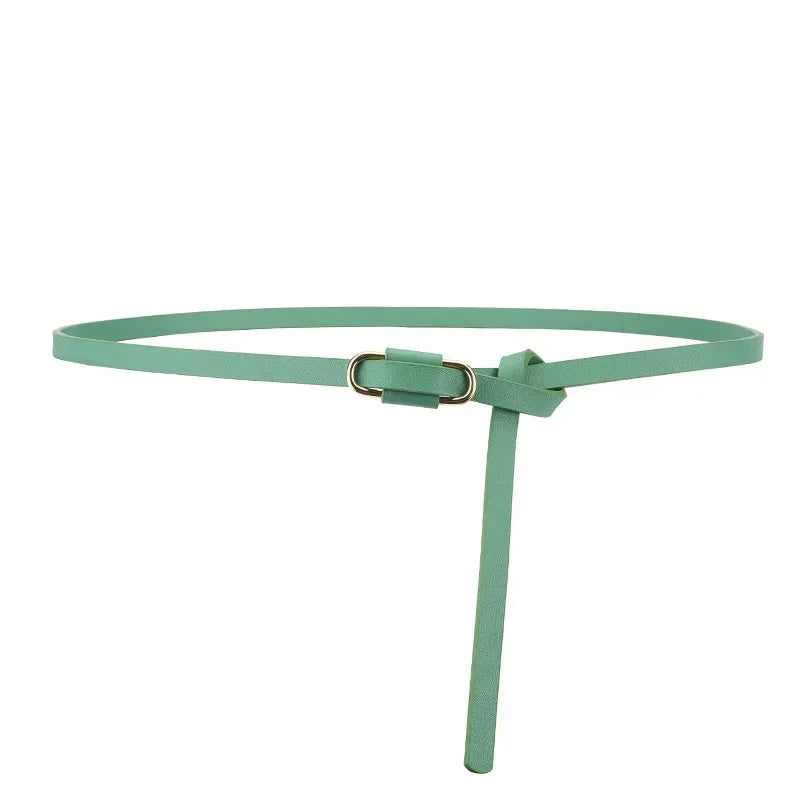 Ultra‑Thin PU Waist Belt