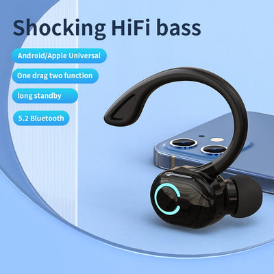 Wireless Bass Ear-Hook Earbuds