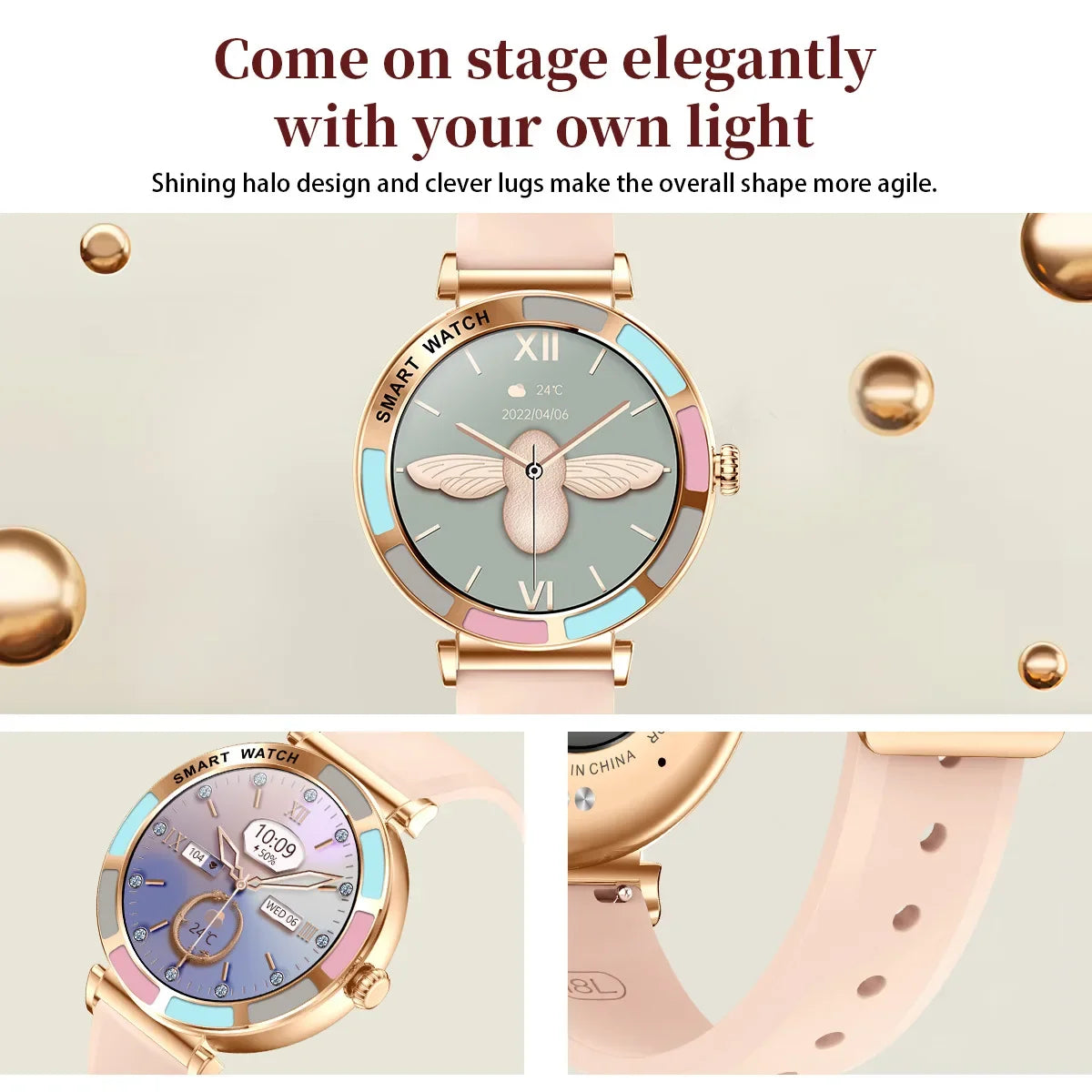 Luxury Diamond Ladies Smartwatch