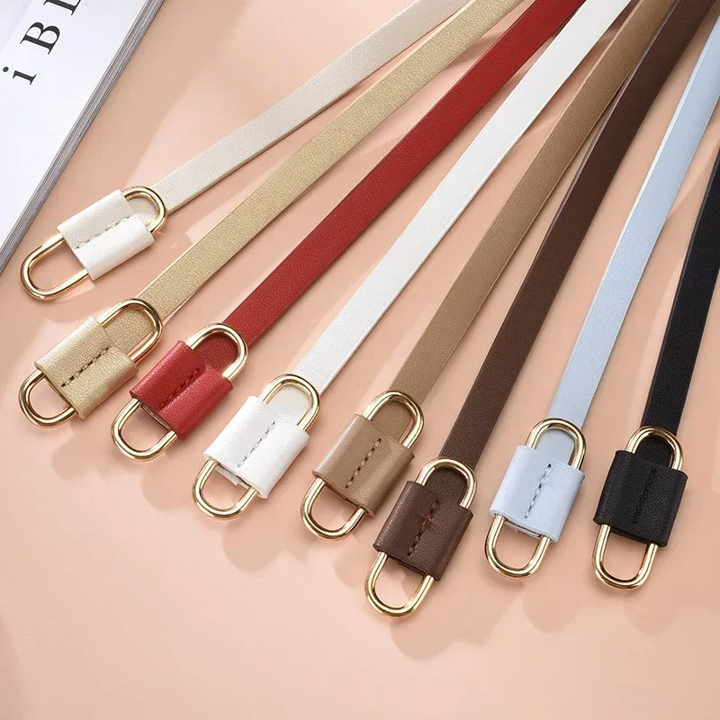 Ultra‑Thin PU Waist Belt