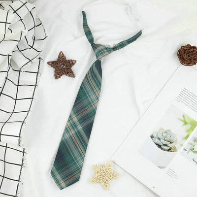 Plaid JK Uniform Tie