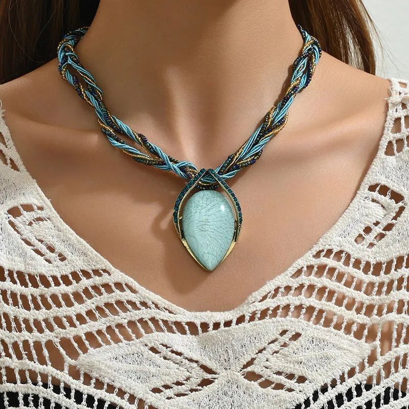 Bohemian Multilayer Beaded Necklace