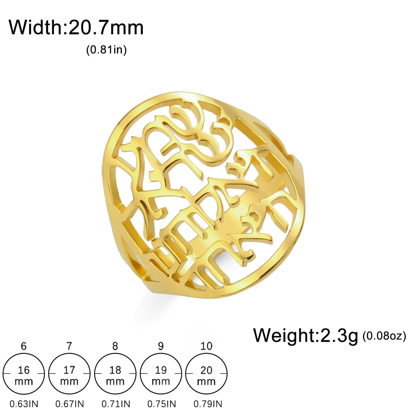 Star of David Kabbalah Ring