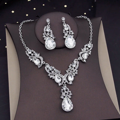 Luxury Crystal Bridal Jewelry Set