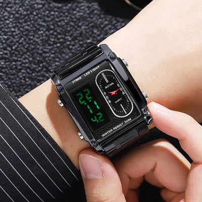 Luxury Gold Square Men’s Watch