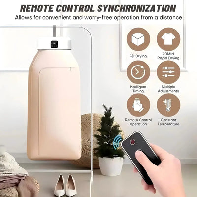 Portable Foldable Electric Clothes Dryer
