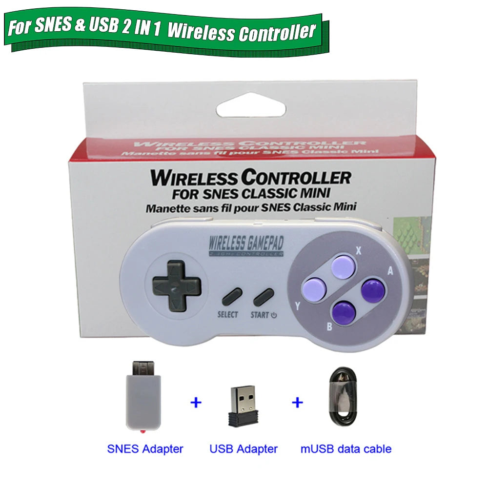 Wireless 2.4G NES/SNES Controller