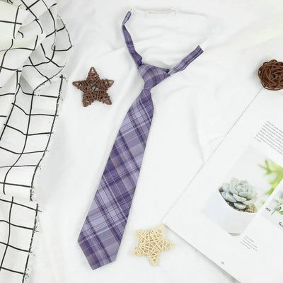 Plaid JK Uniform Tie