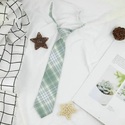 Plaid JK Uniform Tie