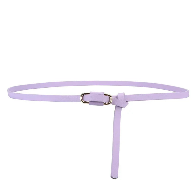 Ultra‑Thin PU Waist Belt