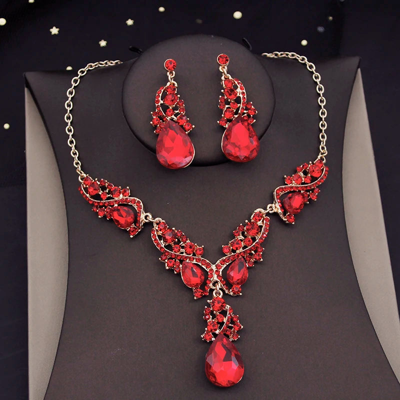 Luxury Crystal Bridal Jewelry Set