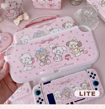Pink Protective Switch Case