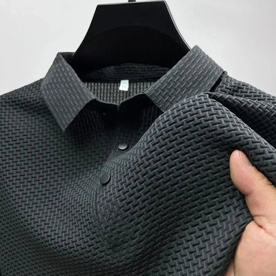 Men’s Summer Ice Silk Polo Shirt