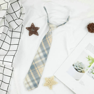 Plaid JK Uniform Tie