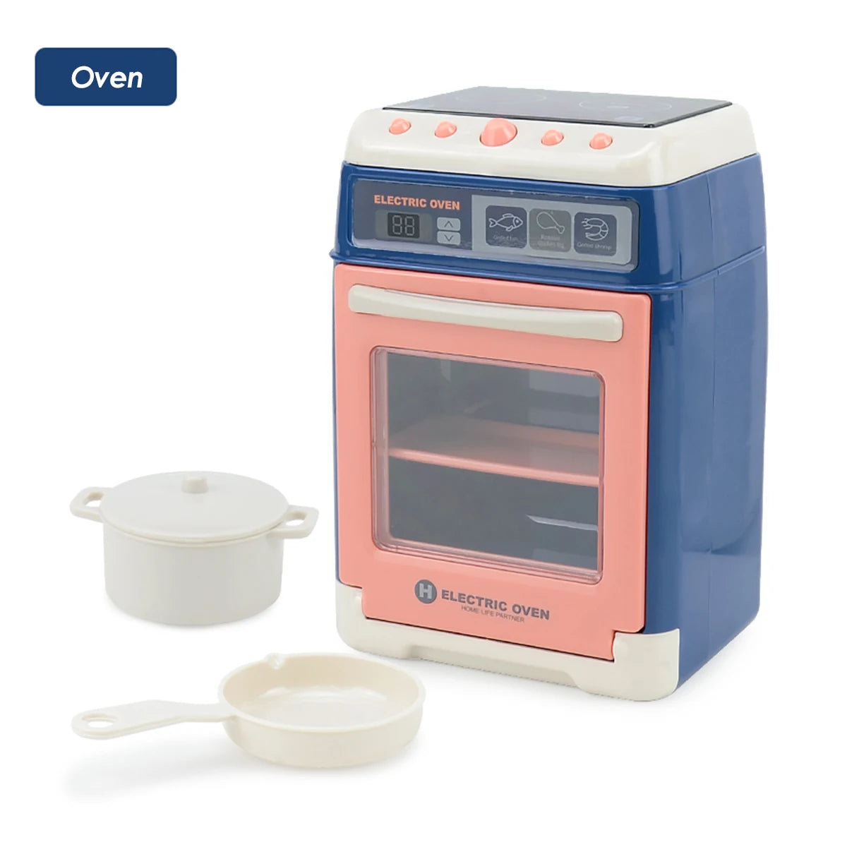 Realistic Interactive Kitchen Toy Set