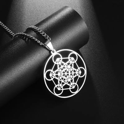 Star of David Heart Pendant