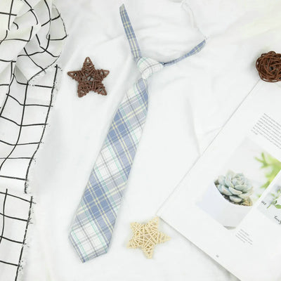 Plaid JK Uniform Tie