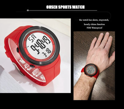 Men’s Tactical Waterproof Digital Watch