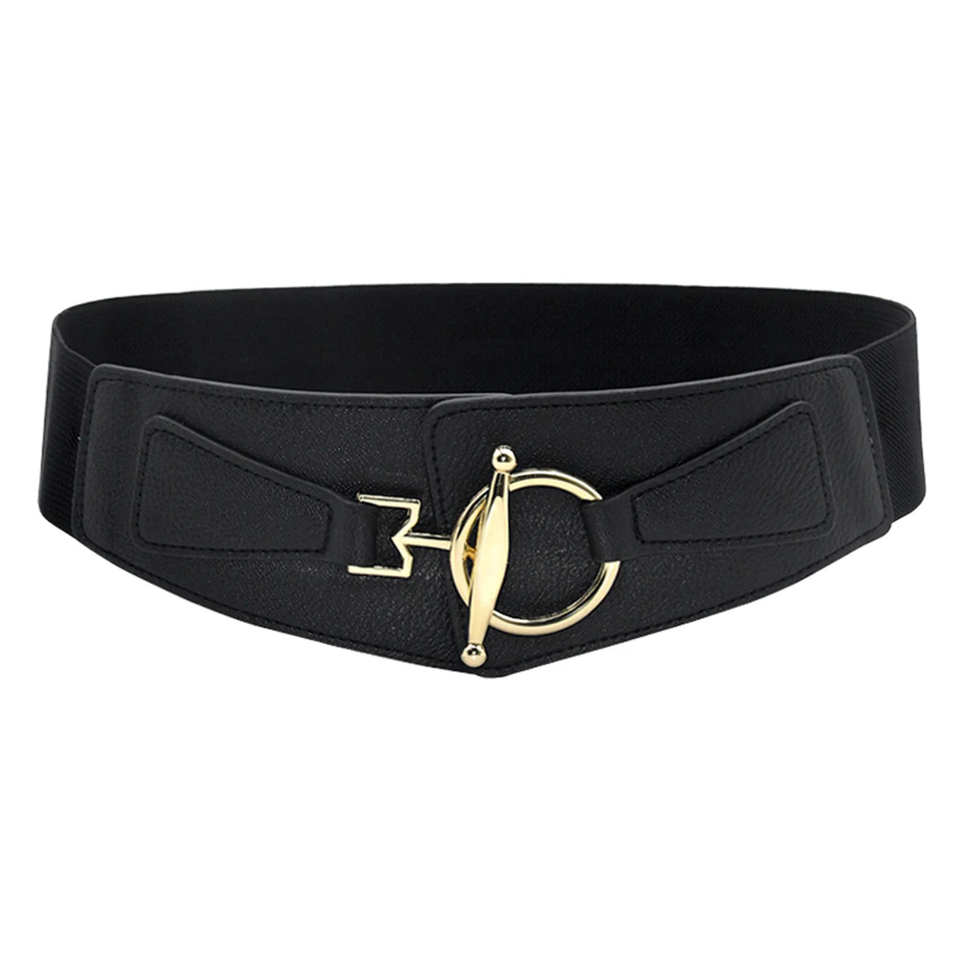 Women’s PU Elastic Waistband Belt