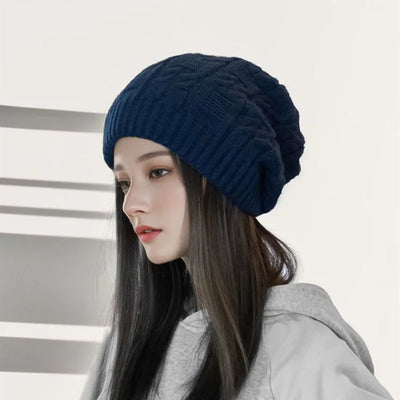 Winter Double Layer Knit Beanie