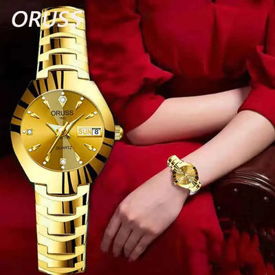 ORUSS Couple Luxury Watch