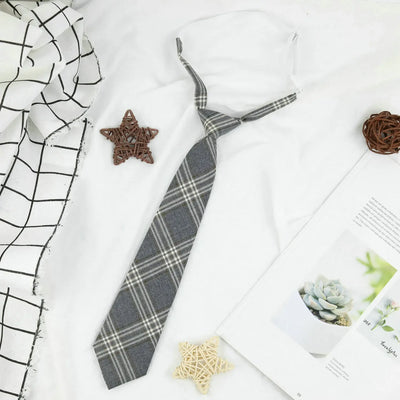 Plaid JK Uniform Tie